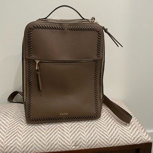 Calpak Kaya 15 inch laptop backpack. Like new! Color mocha.